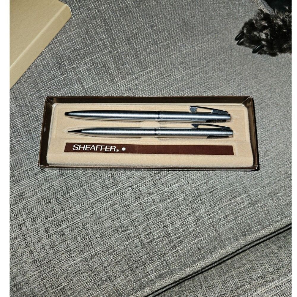 SHEAFFER Vintage Metal Pen and Pencil Set 444 and 555